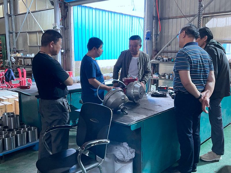 合作伙伴的主要負(fù)責(zé)人來(lái)我廠參觀、調(diào)研